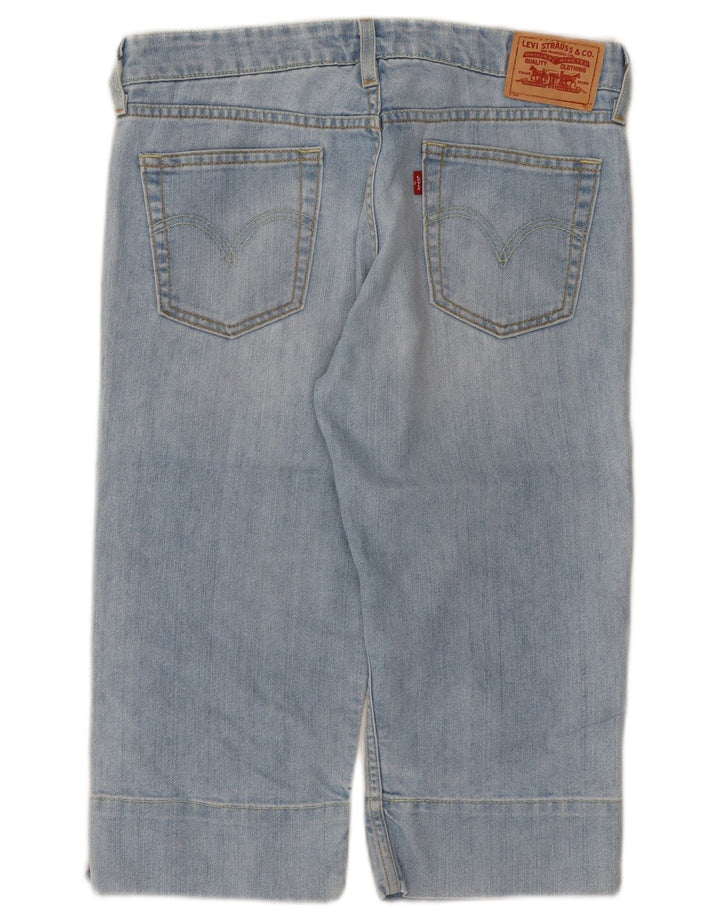 Pantaloncini di jeans Bermuda da donna Levi's US 9 Medium W32 Blu Ramie