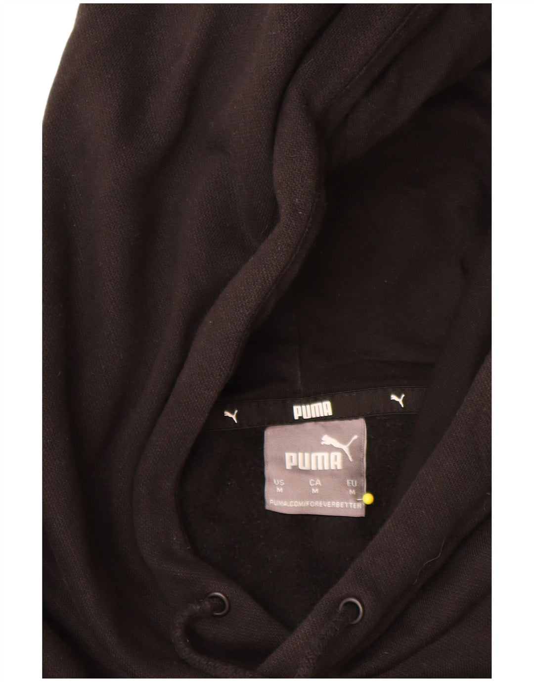 Felpa con cappuccio grafica da uomo Puma, cotone nero medio