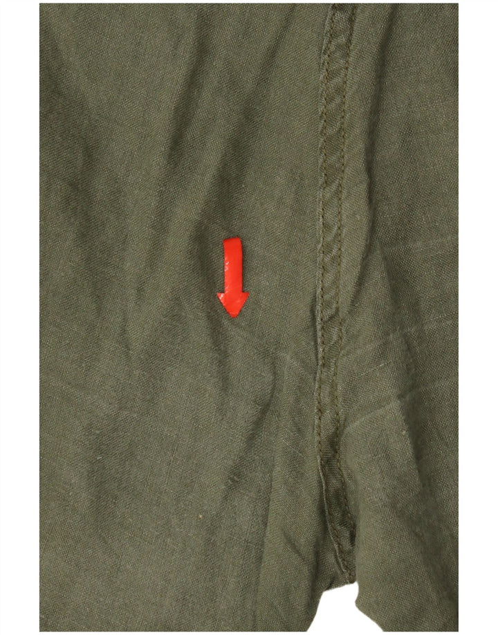 Pantaloni chino dritti da donna di Dack IT 42 medio W30 L27 verde