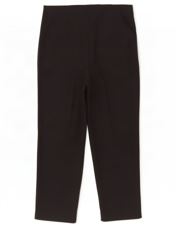 Pantaloni corti da donna Marks & Spencer UK 12 medi W32 L23 cotone nero
