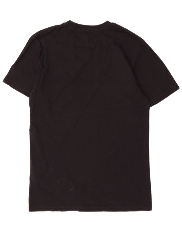 T-shirt grafica classica da uomo VANS Top piccola in cotone nero