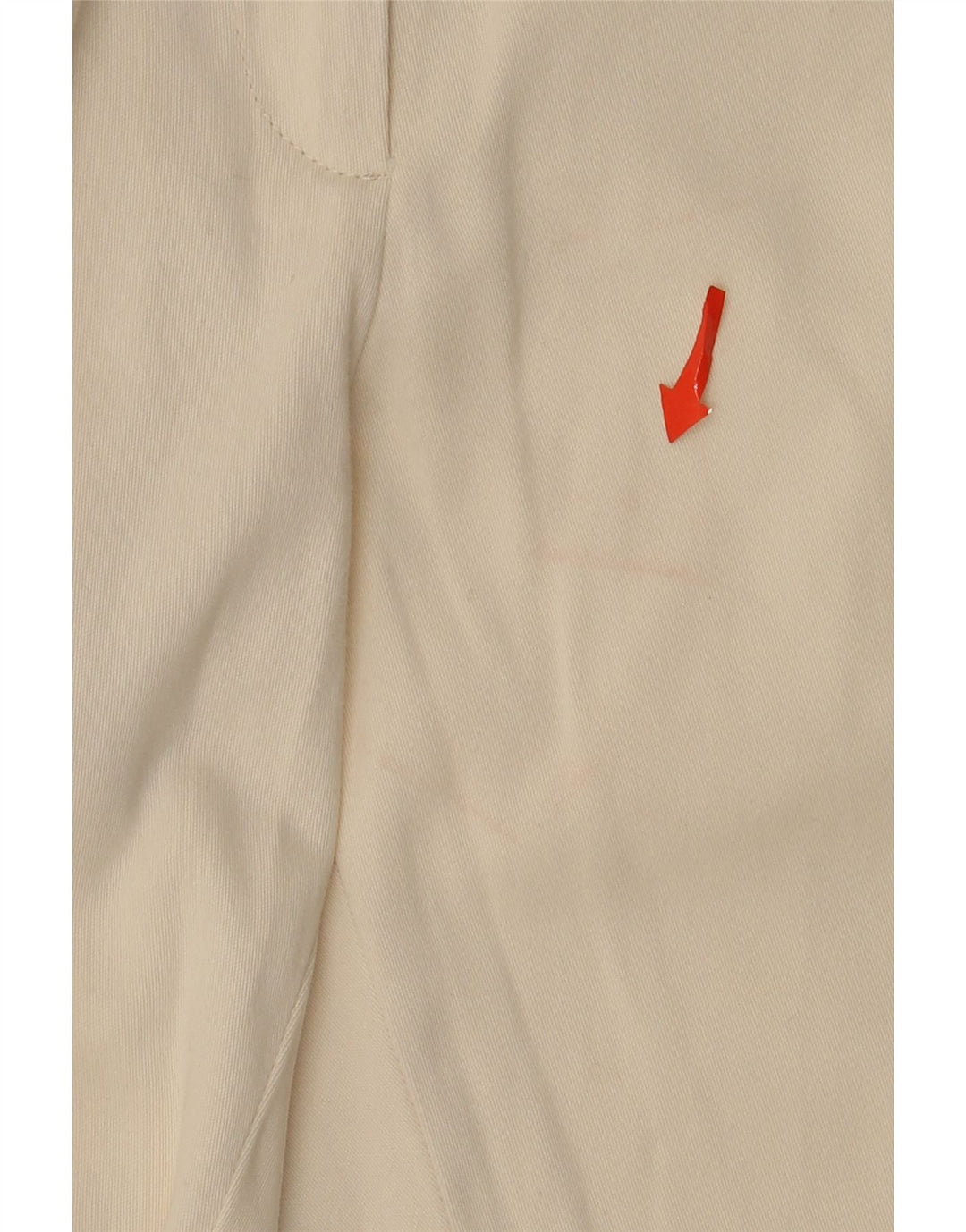 Pantaloni cropped da donna Massimo Dutti EU 42 Large W30 L25 Bianco