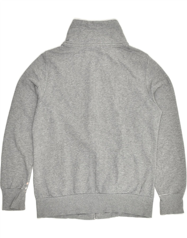 PUMA Womens Tracksuit Top Jacket UK 14 Large  Grey Cotton | Vintage Puma | Thrift | Second-Hand Puma | Used Clothing | Messina Hembry 