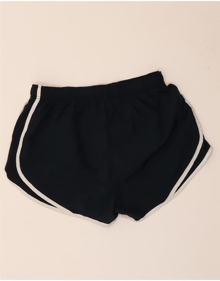 Pantaloncini sportivi NIKE da donna Dri Fit UK 14 medio blu navy poliestere