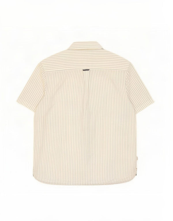 Camicia da uomo a maniche corte Classic Fit di White Stuff 2XL in cotone a righe