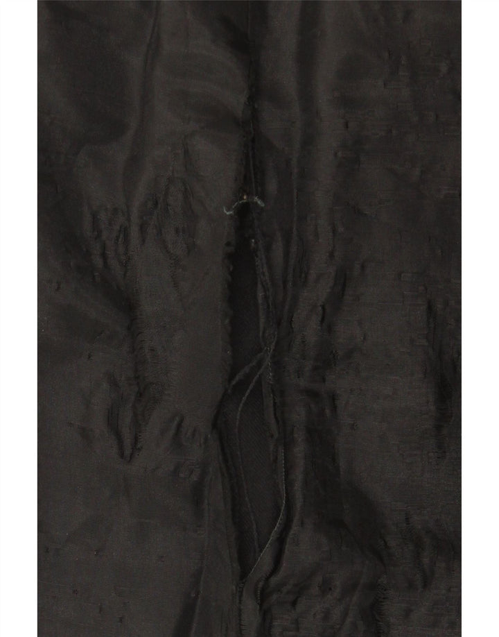 Gonna a trapezio vintage da donna W28 media nera