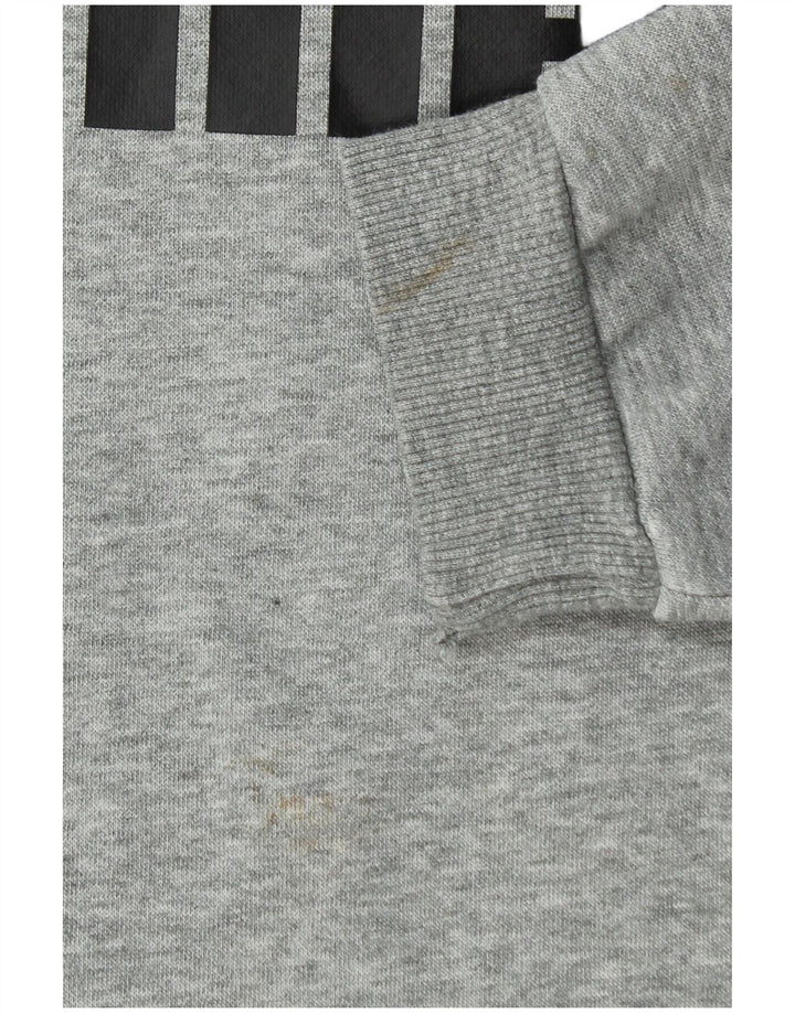 Felpa grafica da ragazzo Puma 15-16 anni grigia screziata