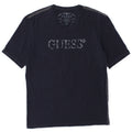 Guess T-shirt grafica da uomo Top in cotone blu navy medio