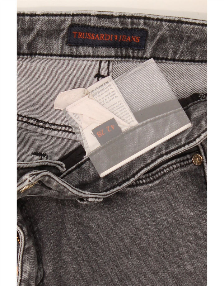 Jeans Skinny Donna TRUSSARDI W28 L28 Grigio
