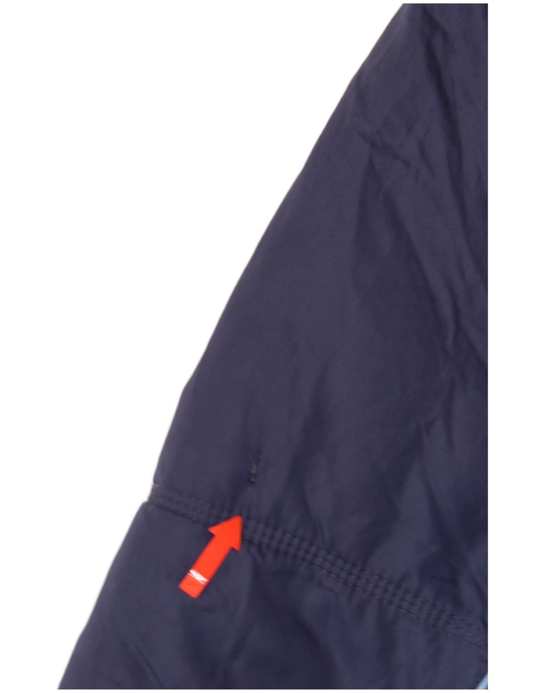 Giacca imbottita con cappuccio grafica Nike da bambino 12-13 anni, grande, blu navy