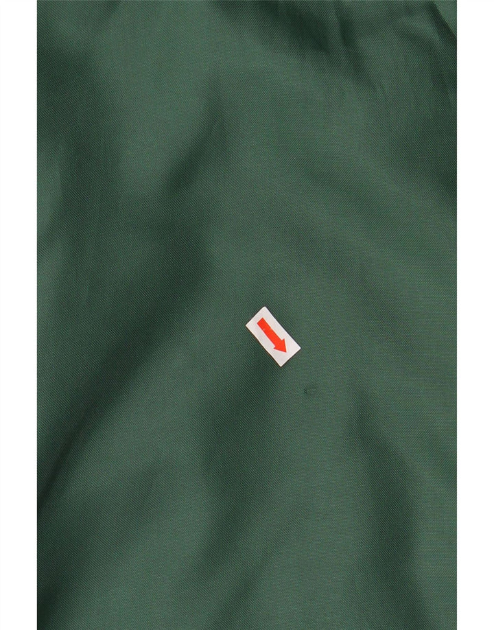 Giacca antipioggia da uomo Spalding vestibilità ampia con cappuccio UK 38 Poliammide verde medio