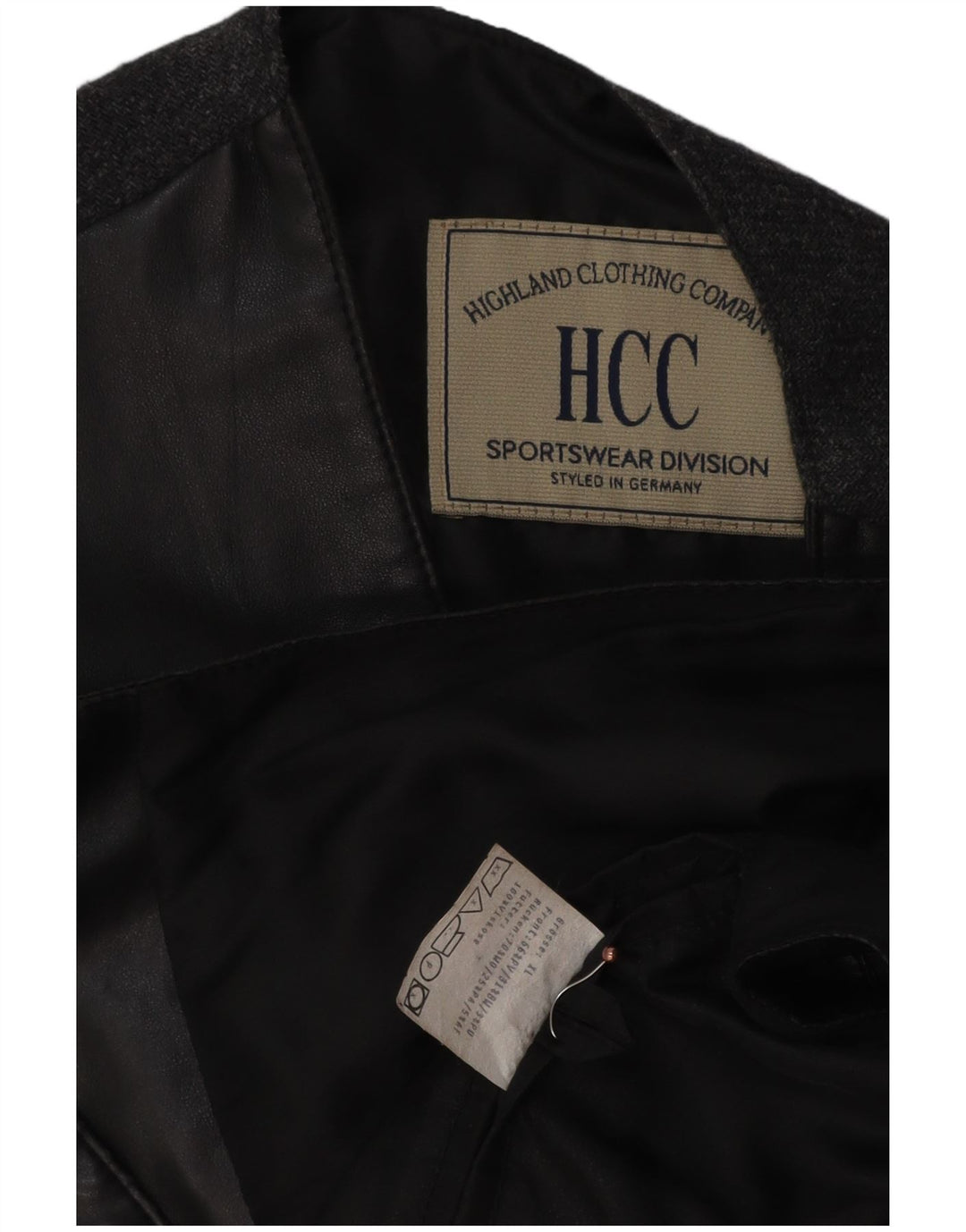 VINTAGE Mens Leather Waistcoat XL Black Leather