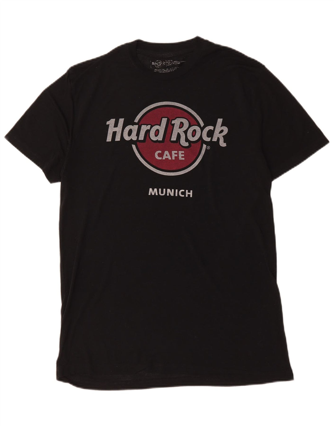 T-shirt grafica da uomo Hard Rock Cafe Monaco di Baviera, media, nera