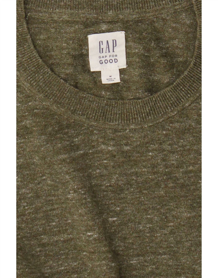 Maglione maglione girocollo da uomo Gap medio kaki chiazzato