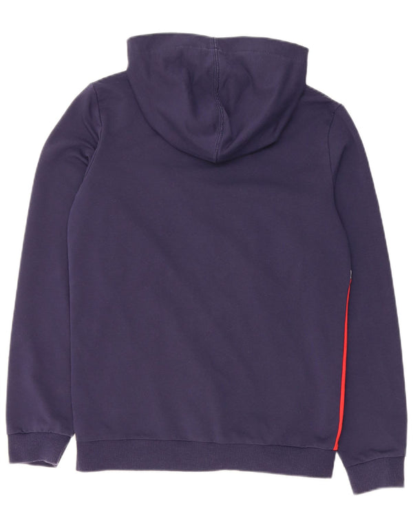 Felpa con cappuccio e zip da bambino Puma 13-14 anni Blu Colourblock