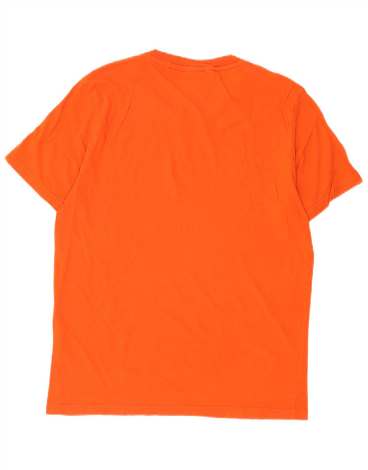 T-shirt da uomo Champion Top in cotone arancione medio