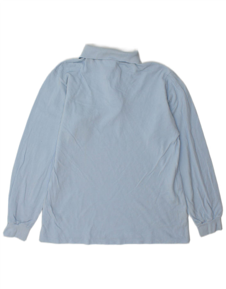 Polo da uomo a maniche lunghe Lacoste taglia 3 piccola in cotone blu