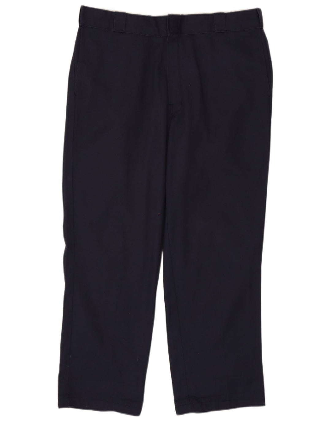 Pantaloni chino dritti da uomo Dickies W38 L30 poliestere blu navy