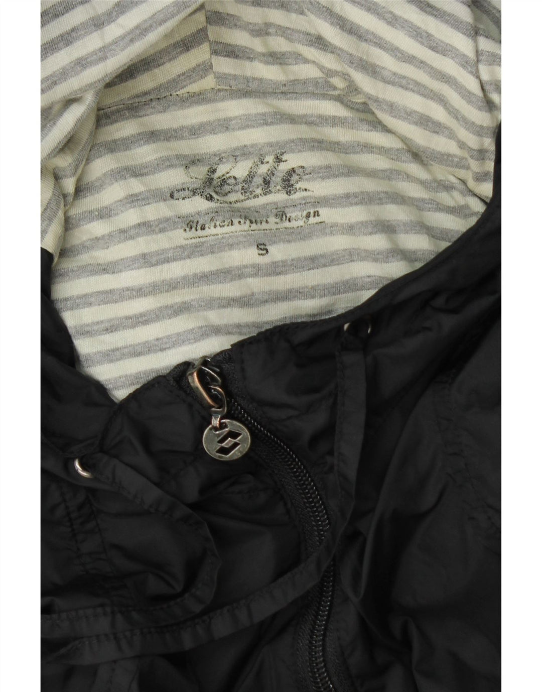 Giacca antipioggia con cappuccio da donna Lotto UK 10 Small Nera