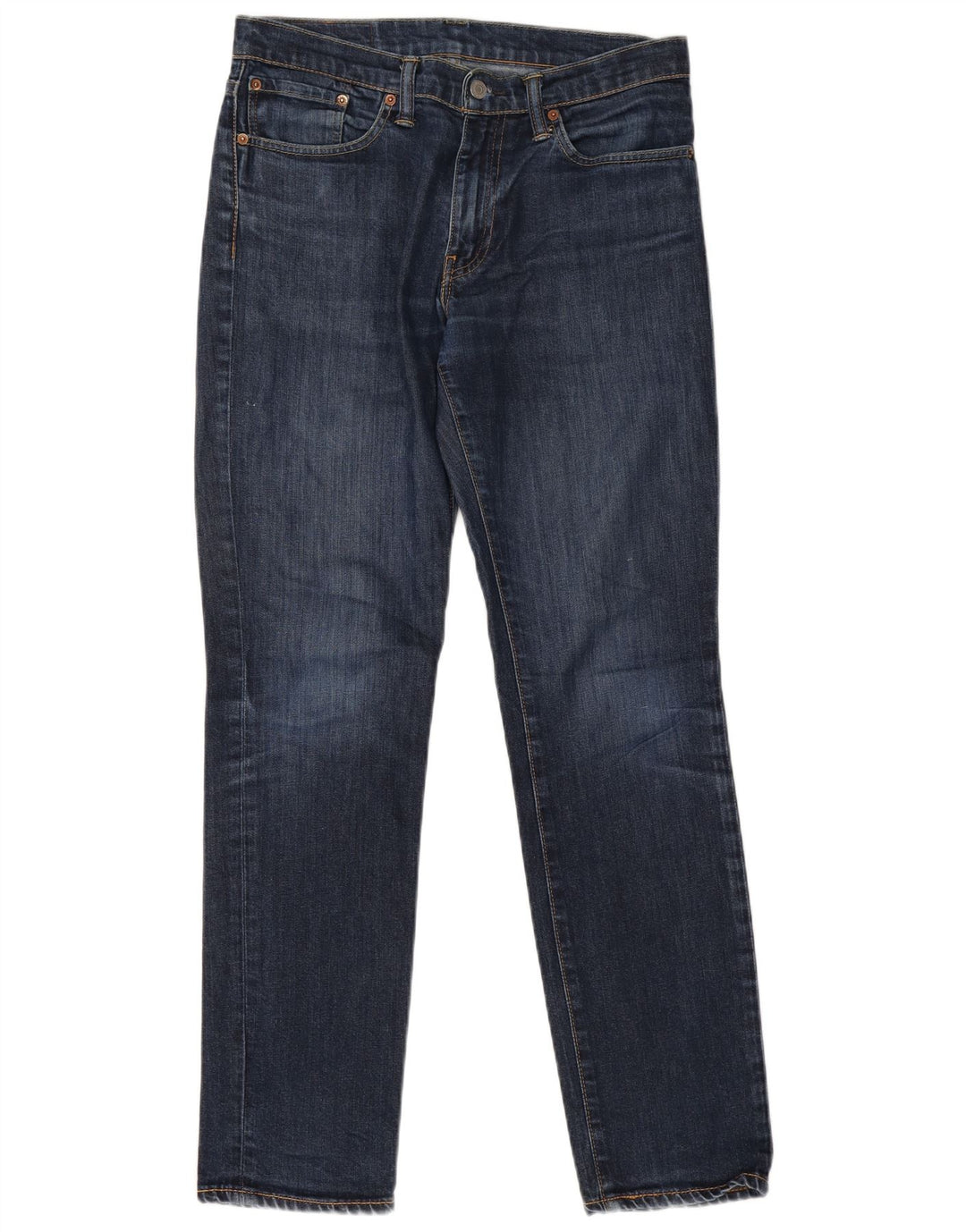 Levi's Uomo 511 Slim Jeans W32 L32 Cotone Blu Navy