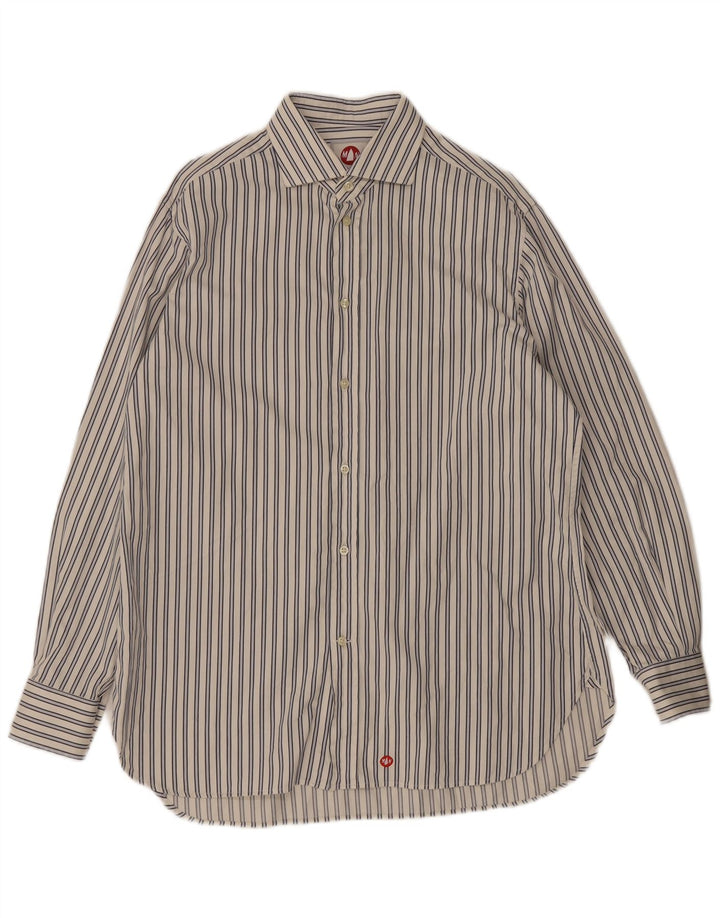 Camicia da uomo Murphy & Nye a righe bianche medie