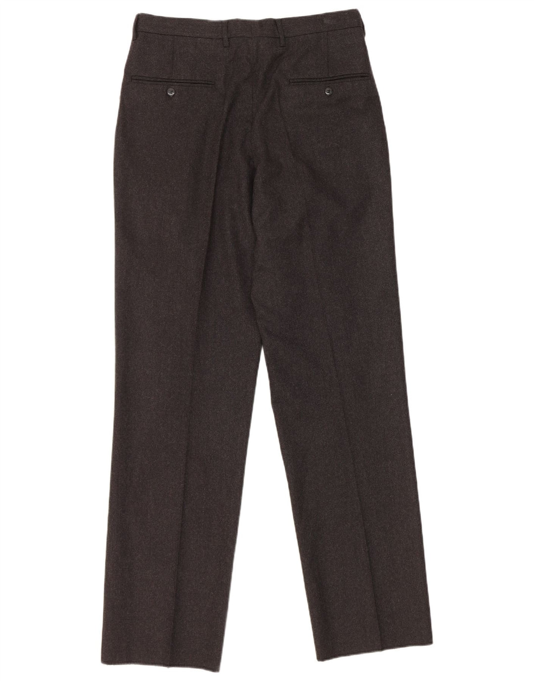 Pantaloni da abito vintage da uomo con pedge IT 48 medio W30 L33 lana grigia