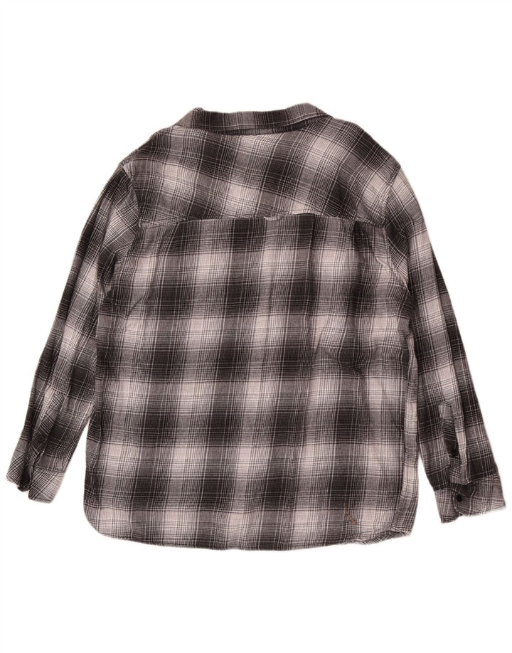 Camicia in flanella da uomo Hurley 2XL scozzese grigia
