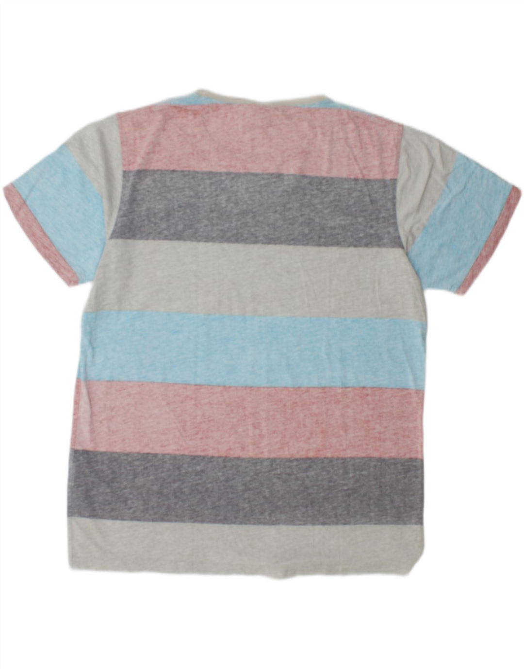 T-shirt da uomo Animal Top grande in cotone a righe multicolori