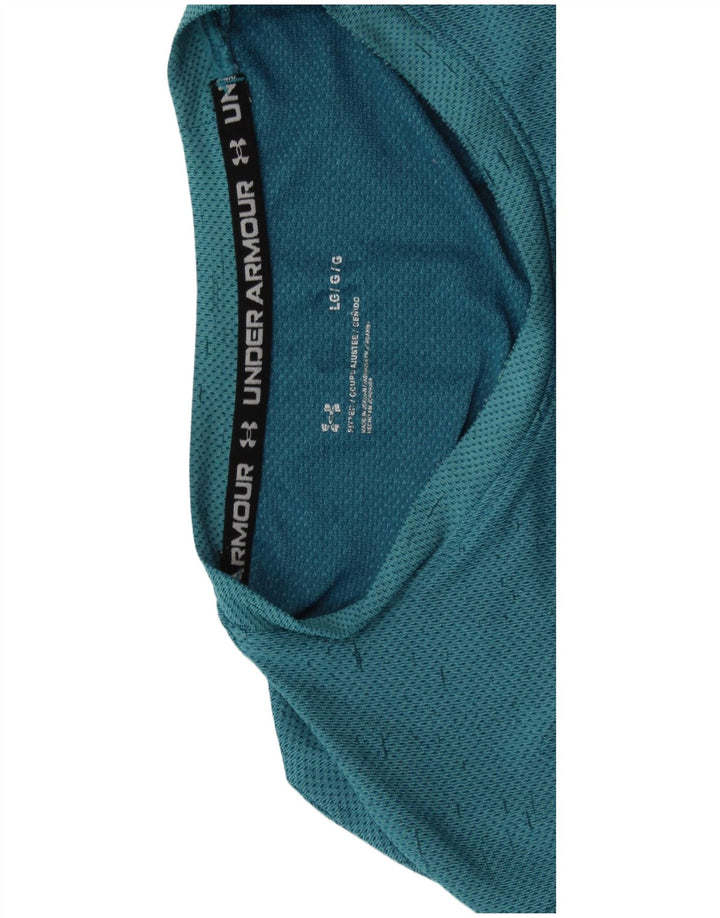 Maglietta da uomo UNDER ARMOUR Top grande blu screziato