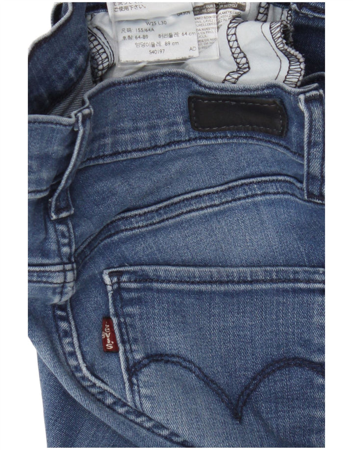Jeans skinny da donna Levi's W25 L30 cotone blu navy