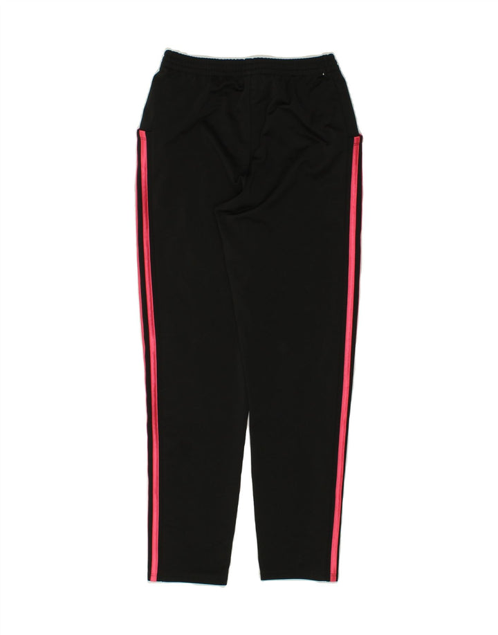 ADIDAS Girls Tracksuit Trousers 13-14 Years Large Black Polyester Vintage Adidas and Second-Hand Adidas from Messina Hembry 