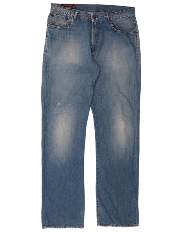 Jeans dritti da uomo Marlboro Classics W36 L34 cotone blu