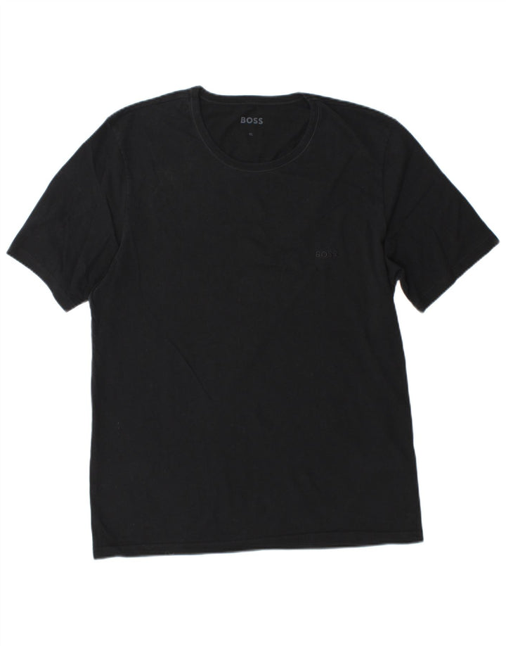 T-shirt da uomo Hugo Boss Top XL in cotone nero