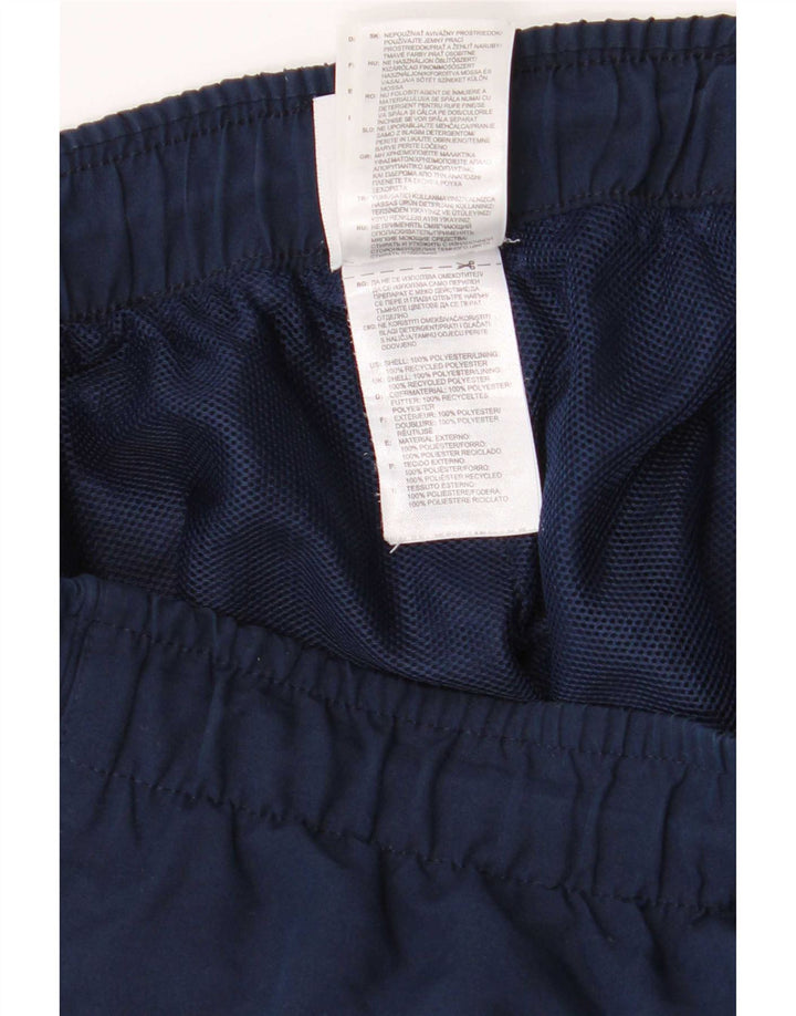 Adidas Pantaloncini sportivi regolari da uomo di grandi dimensioni in poliestere blu navy