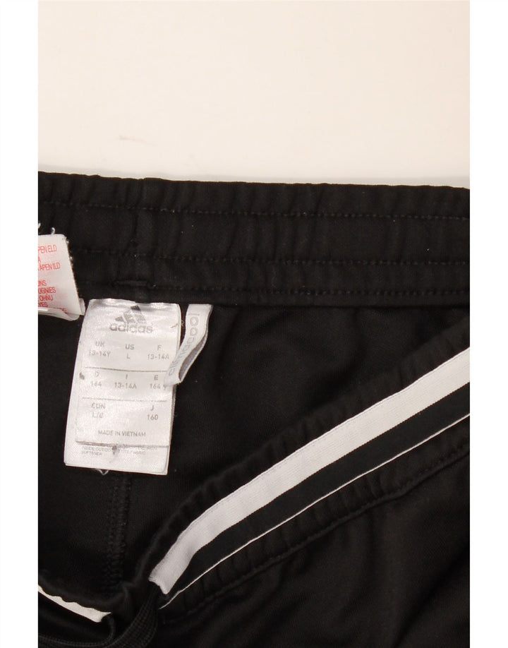 Pantaloni della tuta da ragazzo Adidas 13-14 anni in poliestere nero