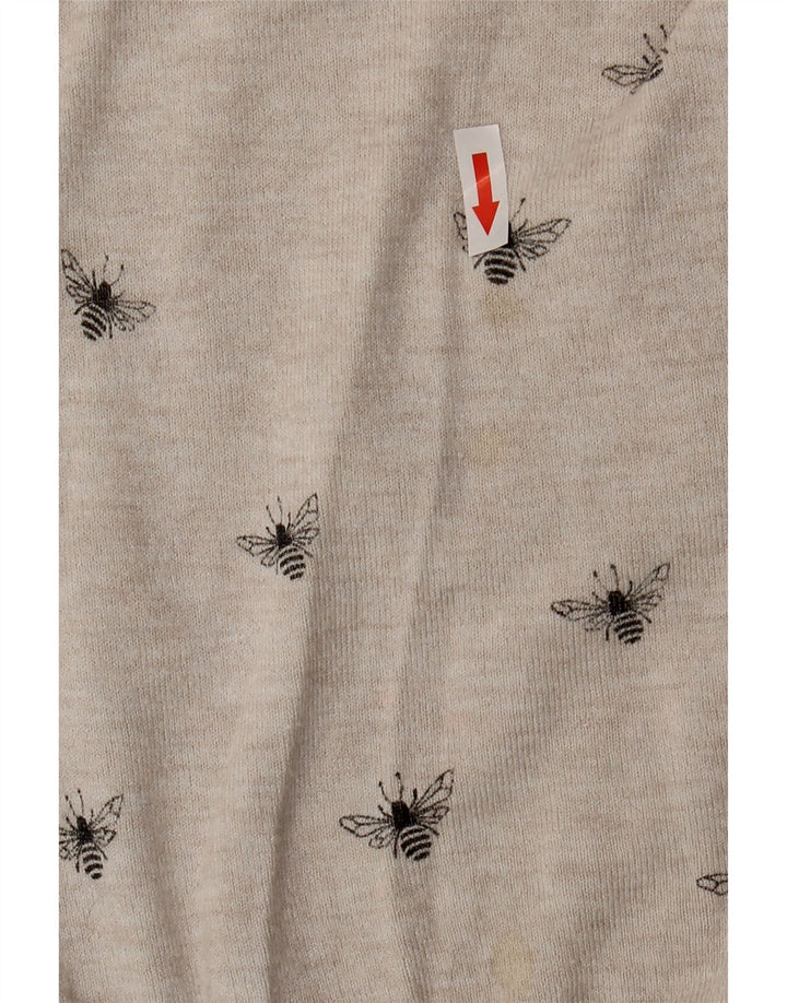Maglione maglione con scollo a barca da donna Marks & Spencer UK 8 piccolo grigio