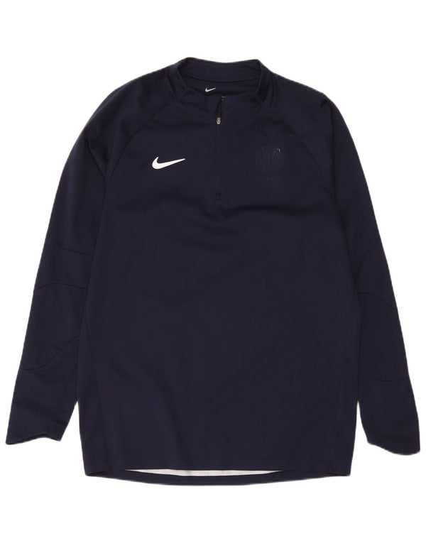 Nike Inter Milan Grafica Pullover Tuta da Uomo Top Large Blu Navy