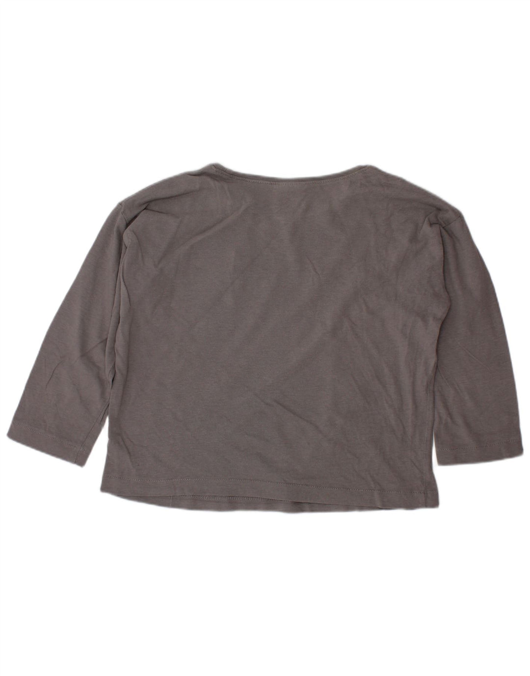 Maglia ZARA Bambino Manica Lunga 3-4 Anni Grigia