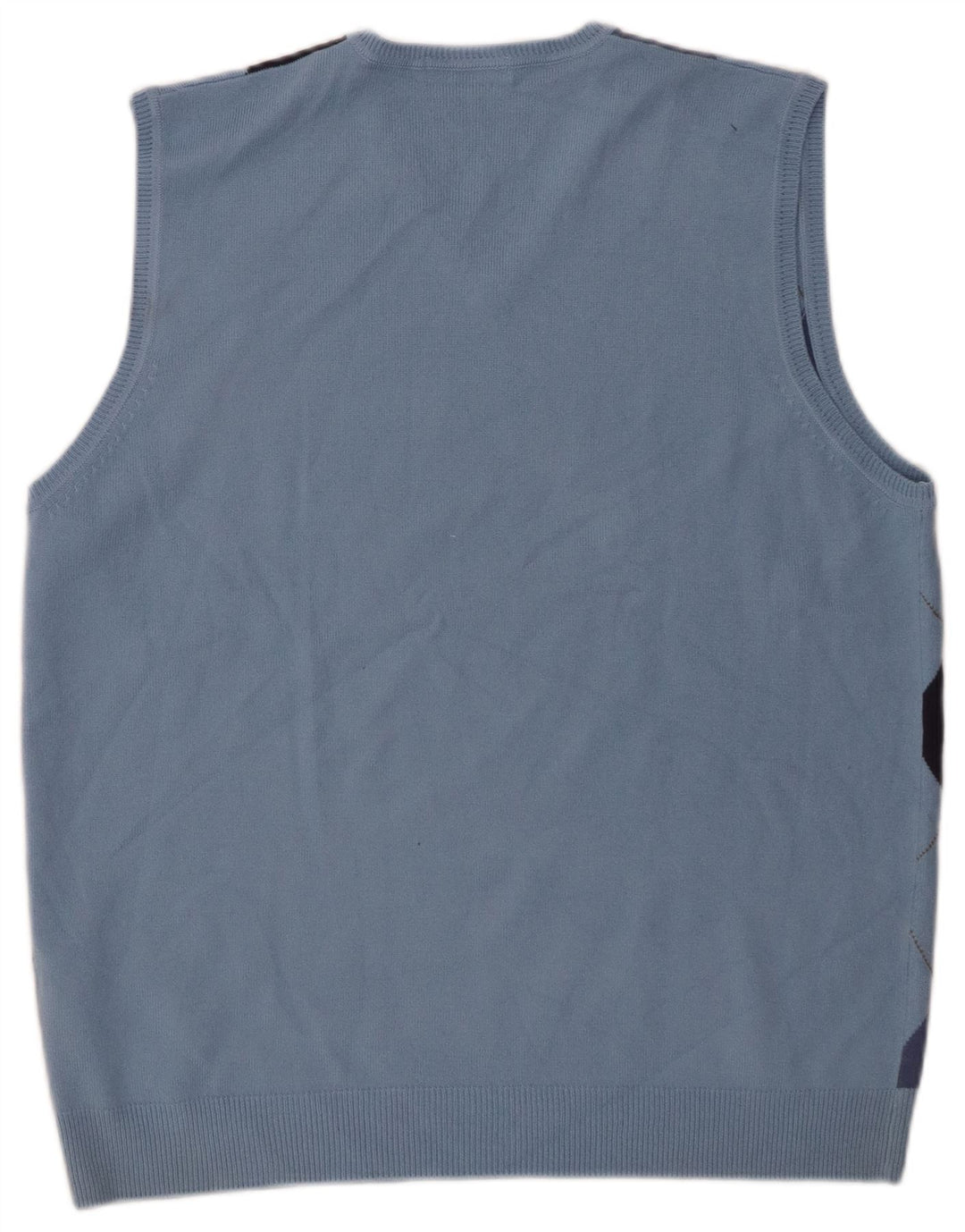 Canotta da uomo Marks & Spencer Autograph Canotta grande blu a rombi/diamante