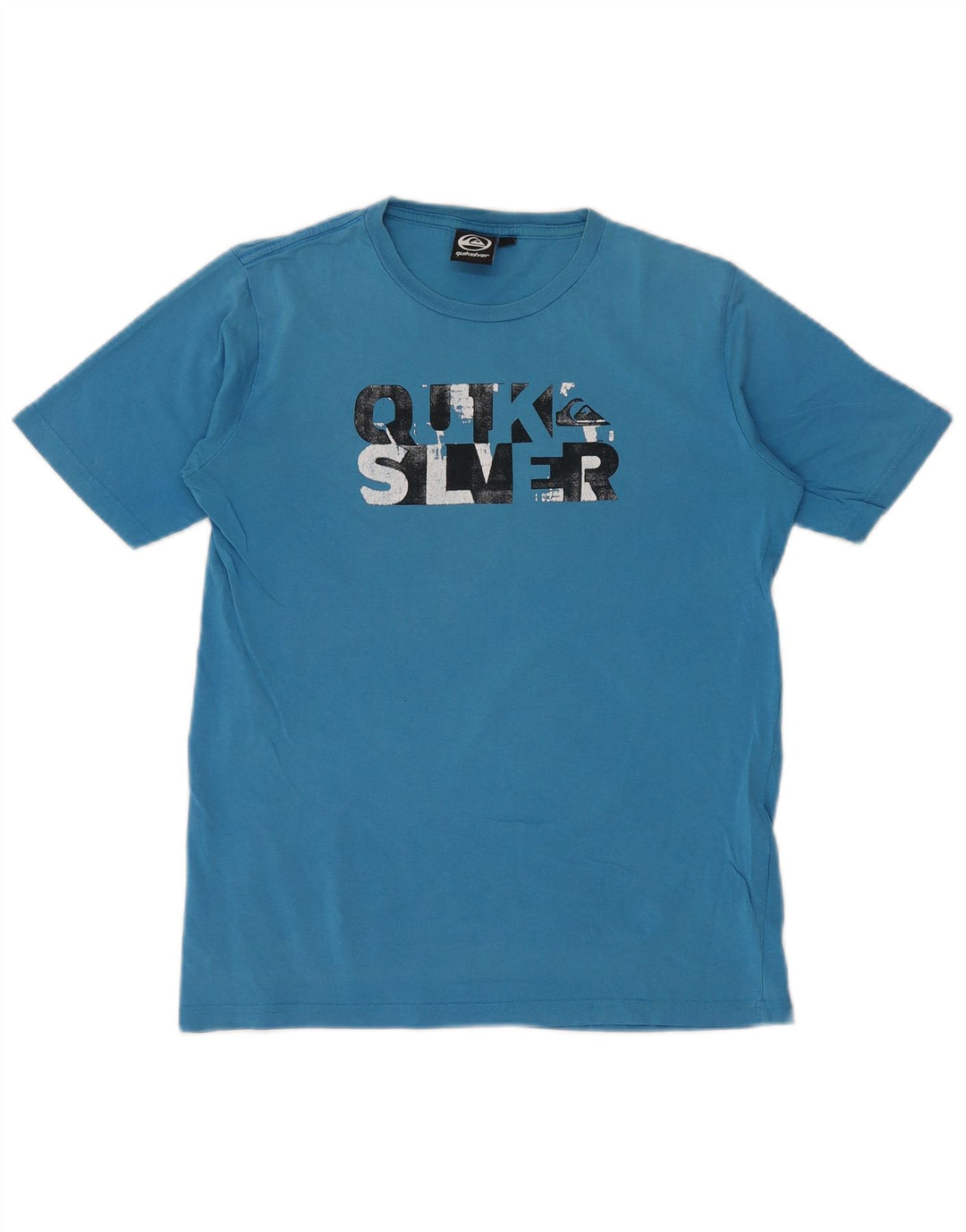 Maglietta grafica QUIKSILVER per ragazzi 13-14 anni in cotone blu