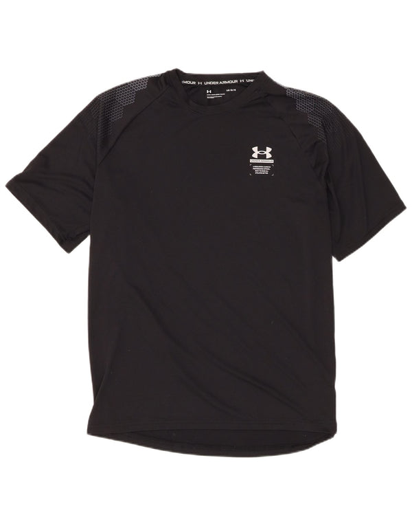 T-shirt da uomo Under Armour Top grande in poliestere nero