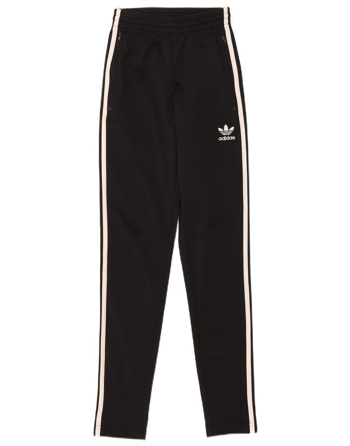 Pantaloni della tuta da donna Adidas UK 4 XS poliestere nero