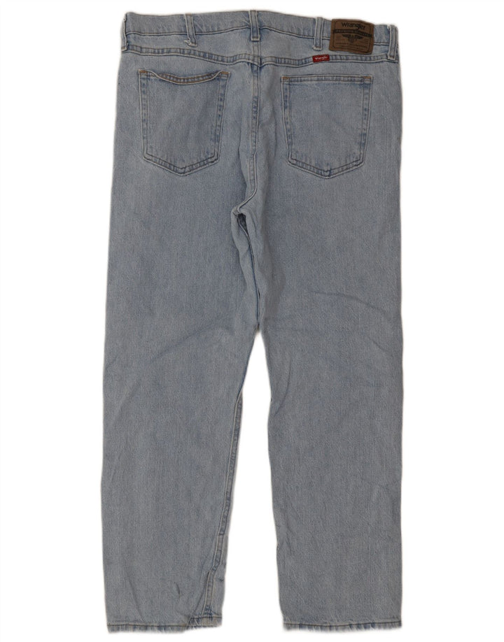 Jeans dritti da uomo Wrangler W36 L29 cotone blu