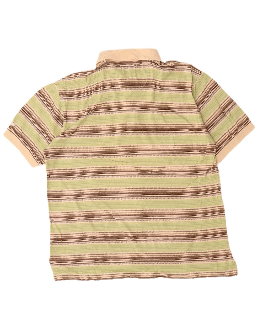 Polo da uomo IZOD grande in cotone a righe grigie
