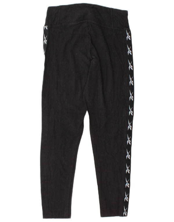 Leggings grafici REEBOK da donna UK 12/14 Medio Nero