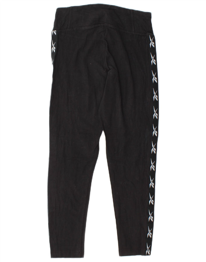 Leggings grafici REEBOK da donna UK 12/14 Medio Nero