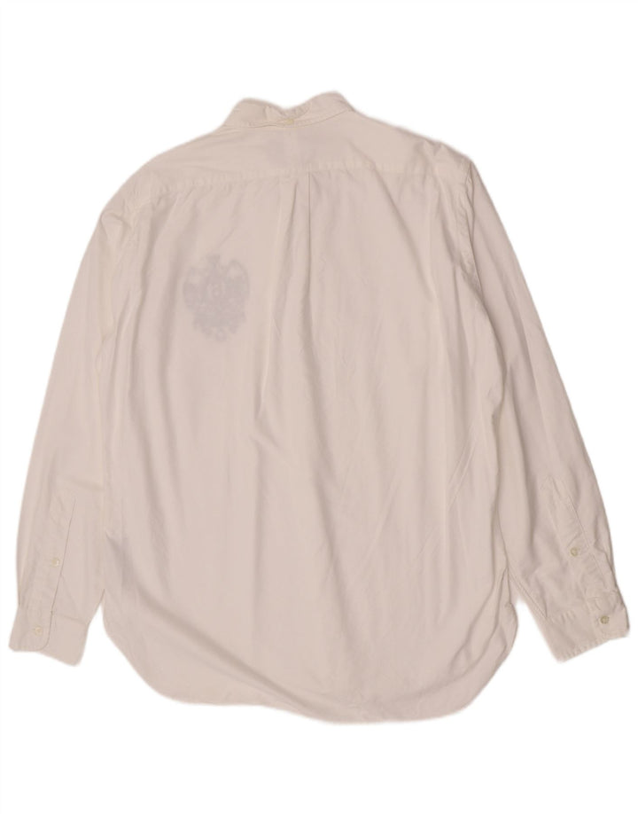 Polo Ralph Lauren Camicia pullover grafica da uomo in cotone bianco medio