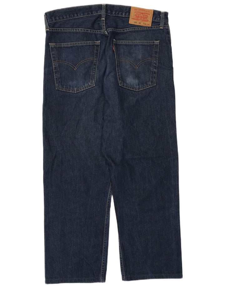 Levi's Uomo 522 Jeans dritti W36 L27 Blu Navy