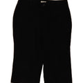 DOCKERS Womens Curvy Mid Rise Bermuda Shorts US 8 Medium W32 Black Cotton Vintage Dockers and Second-Hand Dockers from Messina Hembry 