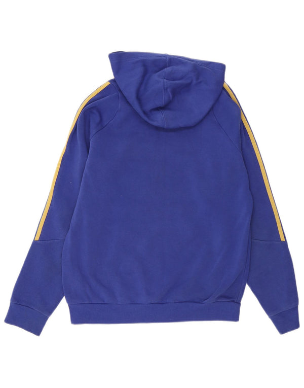 Felpa con cappuccio Adidas MESSI da ragazzo, 13-14 anni, in cotone color block blu